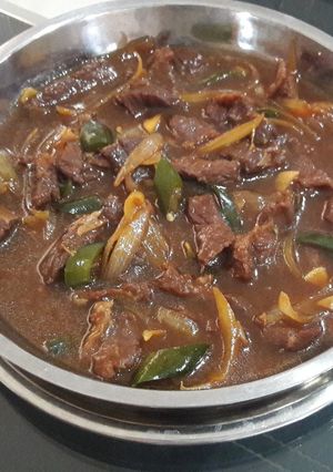 Foto resep Beef yakiniku ala hokben