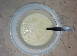 صورة لوصفة الشوربة اب الحليب