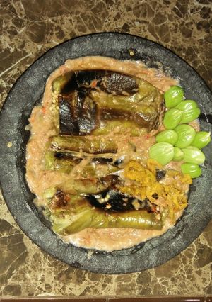 Foto resep 14. Terong penyet