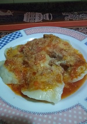 Una foto de Sombreritos de ricota y acelga