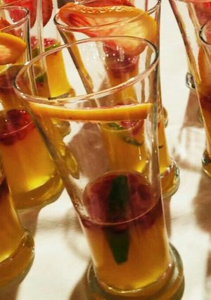 A picture of Fresh Peach Margarita .