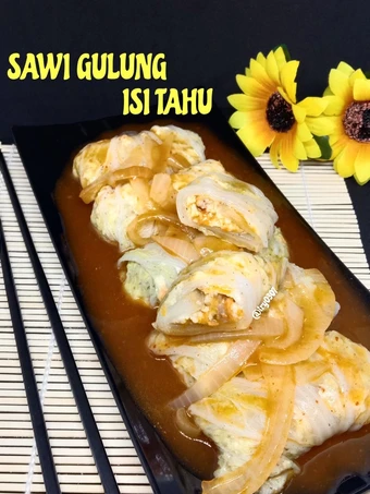 Cara Mudah Membuat Resep SAWI GULUNG ISI TAHU (plus SAUS) yang Bisa Manjain Lidah Anti Ribet, Mantap