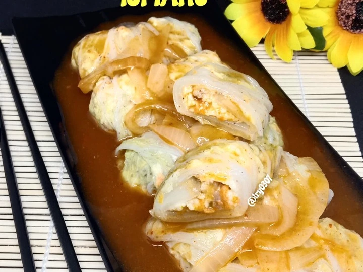 Cara Mudah Membuat Resep SAWI GULUNG ISI TAHU (plus SAUS) yang Bisa Manjain Lidah Anti Ribet, Mantap