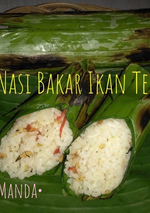 Foto resep Nasi Bakar Ikan Teri alaManda