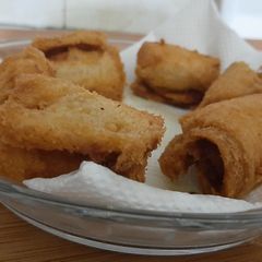 A picture of Chicken Swiss Rolls ❤🥰.
