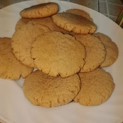 Chocolate peanut butter cookies A picture of Chocolate peanut butter cookies.