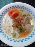 Sop timlo jamur enoki