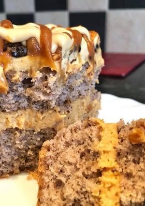 O poză a rețetei Prăjitură cu nucă și cremă Caramel😋.