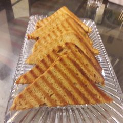 Corn Capsicum grilled sandwich A picture of Corn Capsicum grilled sandwich.