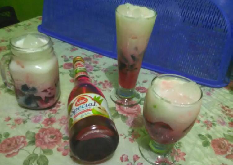 Bahan Es KELAMUD (kelapa muda) imitasi jelly pelangi | Cara Bikin Es KELAMUD (kelapa muda) imitasi jelly pelangi Yang Sempurna