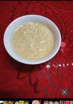 A picture of Rice kheer.