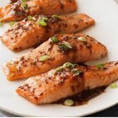 A picture of Sweet salmon fillets.