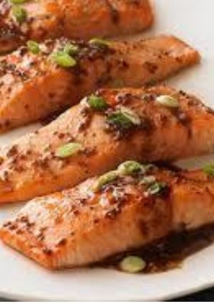 A picture of Sweet salmon fillets.