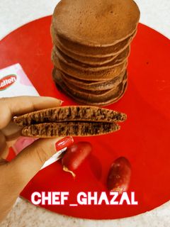 عکسی از دستور پنکیک شکلاتی