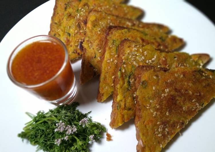 Recipe of Appetizing Moong dal toast | The Best Food|Simple Recipes for Busy Familie