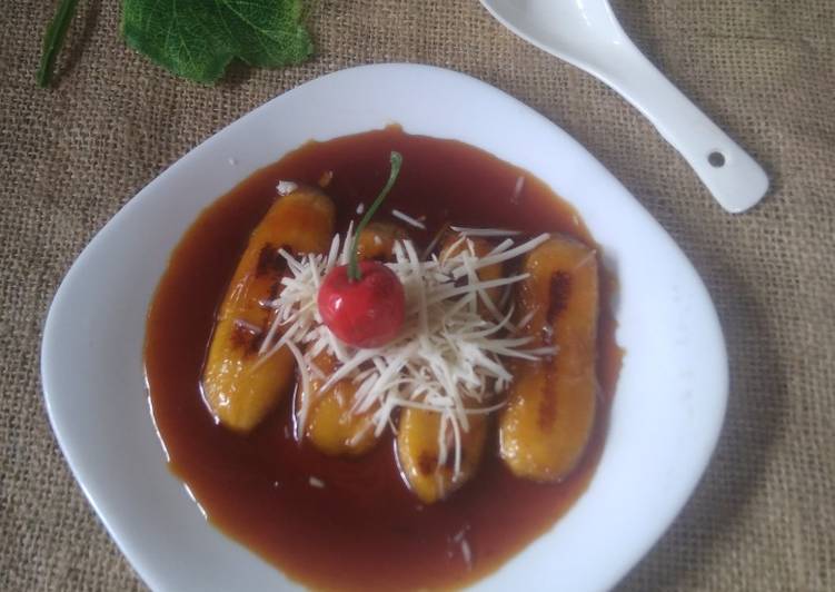 Resep Terbaik Pisang Panggang Saus Gula Merah Ala Warteg