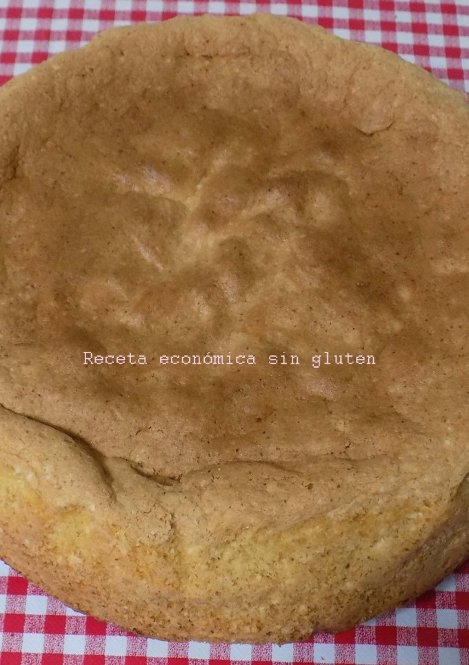 Una foto de Bizcocho genovés sin gluten