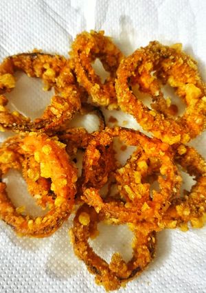 A picture of Kurkure Onion Rings.