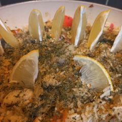 A picture of Easy Seafood Paella.