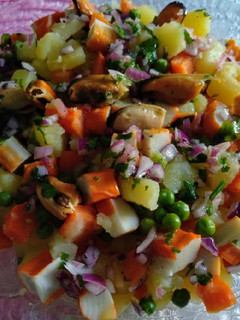 Una foto de Ensalada marinera