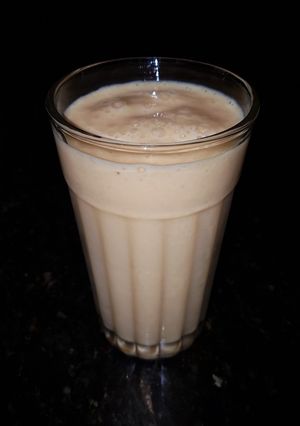 Una foto de 🥤Merengada de Mango🍑