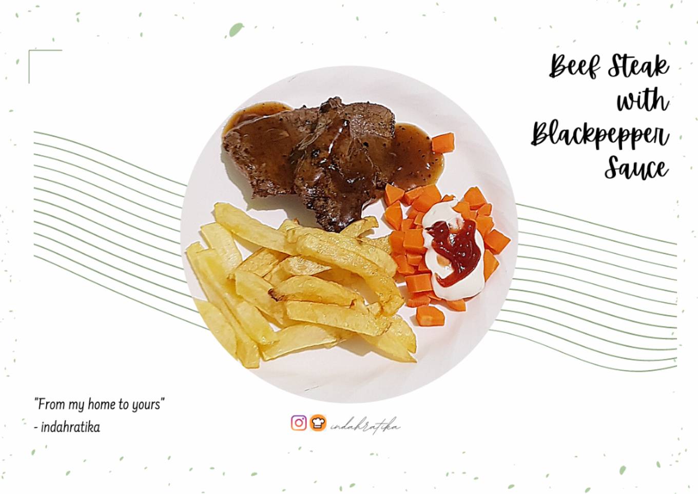 Beef Steak with Blackpepper Sauce