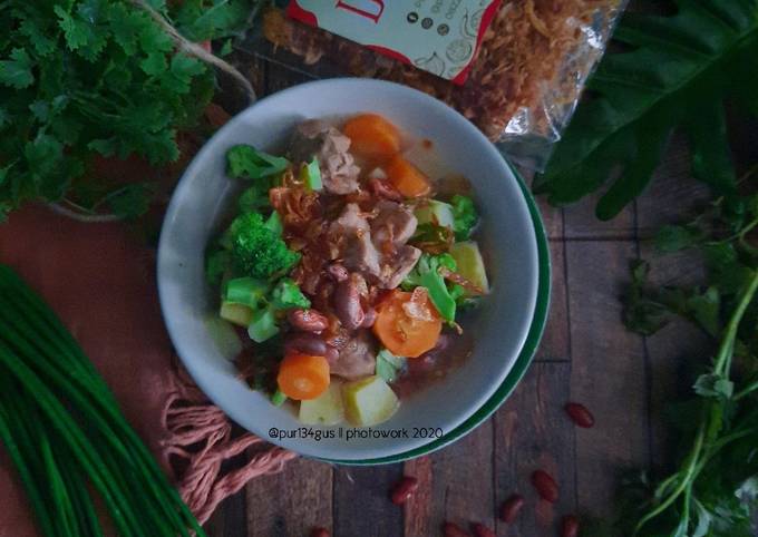 Sop Bakso Kacang Merah