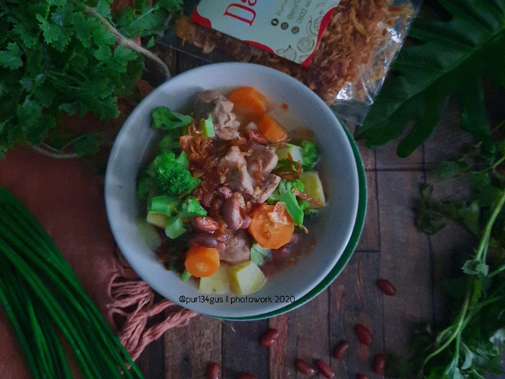 Bagaimana Menyiapkan Sop Bakso Kacang Merah, Bikin Ngiler