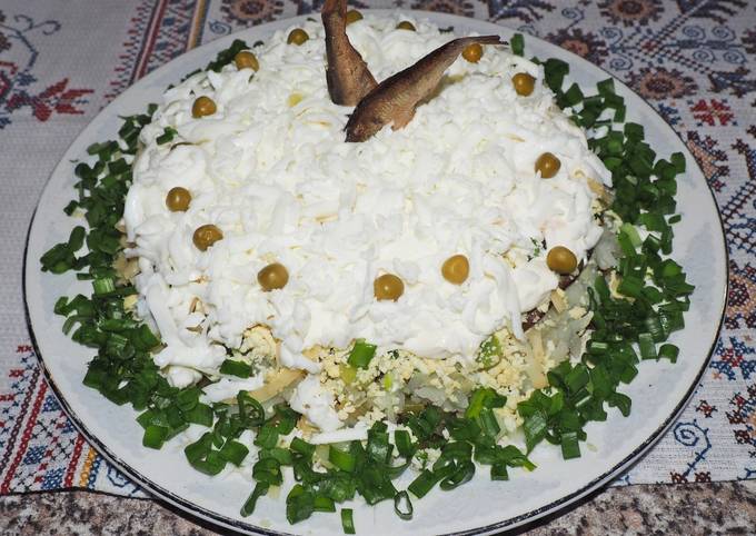 Салат со шпротами