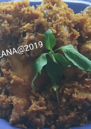 Foto resep Ayam goreng serundeng kelapa