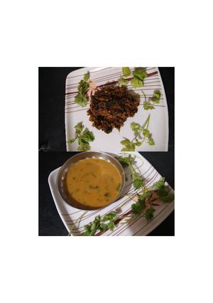 हरी प्याज़ का बेसन(Hari pyaz ka besan recipe in Hindi) रेसिपी मुख्य फोटो