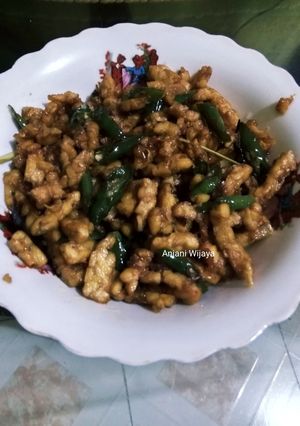 Foto resep Oseng tempe cabe ijo