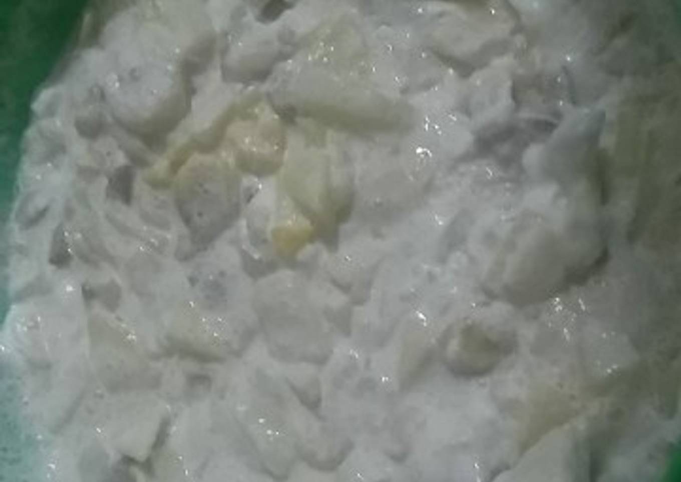 Creamy fruit chat