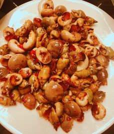 ốc cà na rang muối