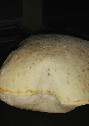 صورة لوصفة الخبز العربي