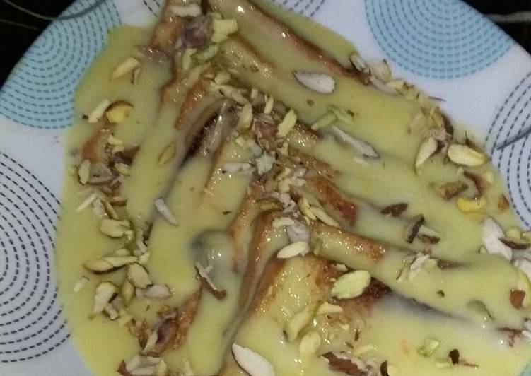 How to Prepare Super Quick Homemade Shahi tukre