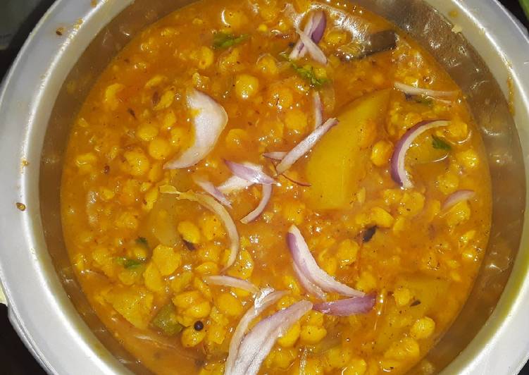 Easiest Way to Prepare Quick Chana dal and lauki ki sabzi
