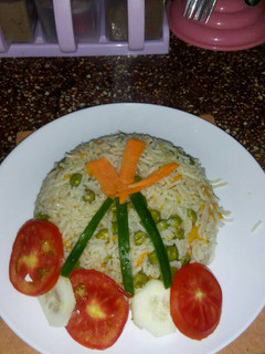 A picture of Vegetable rice.