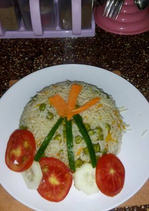 A picture of Vegetable rice.