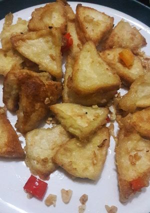 Foto resep Spicy Tofu Oishi 🍥 (Tahu Cabe Garam)
