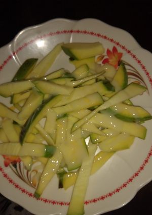 Una foto de Mango verde con lecherita