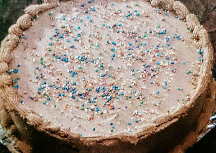 Eggless chocolate cake