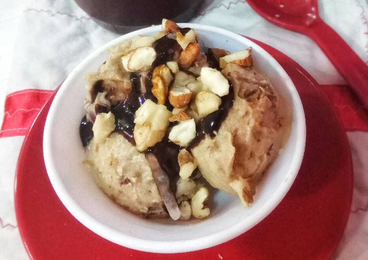 Millet,dry fruits and chocolate icecream