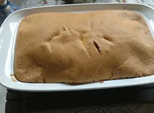 Una foto de Pudín de manzana (Apple pudding)