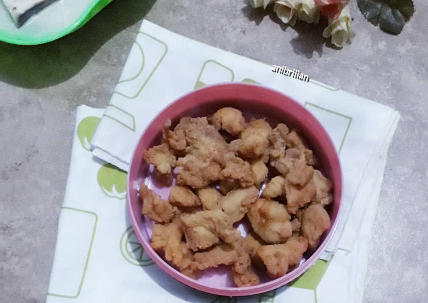 Ayam tepung marinasi saus tiram