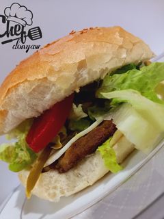 عکسی از دستور همبر گر خانگی