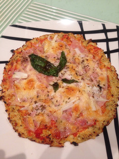 Una foto de Pizza masa coliflor