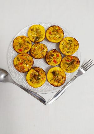 Une photo de Muffins salés aux légumes