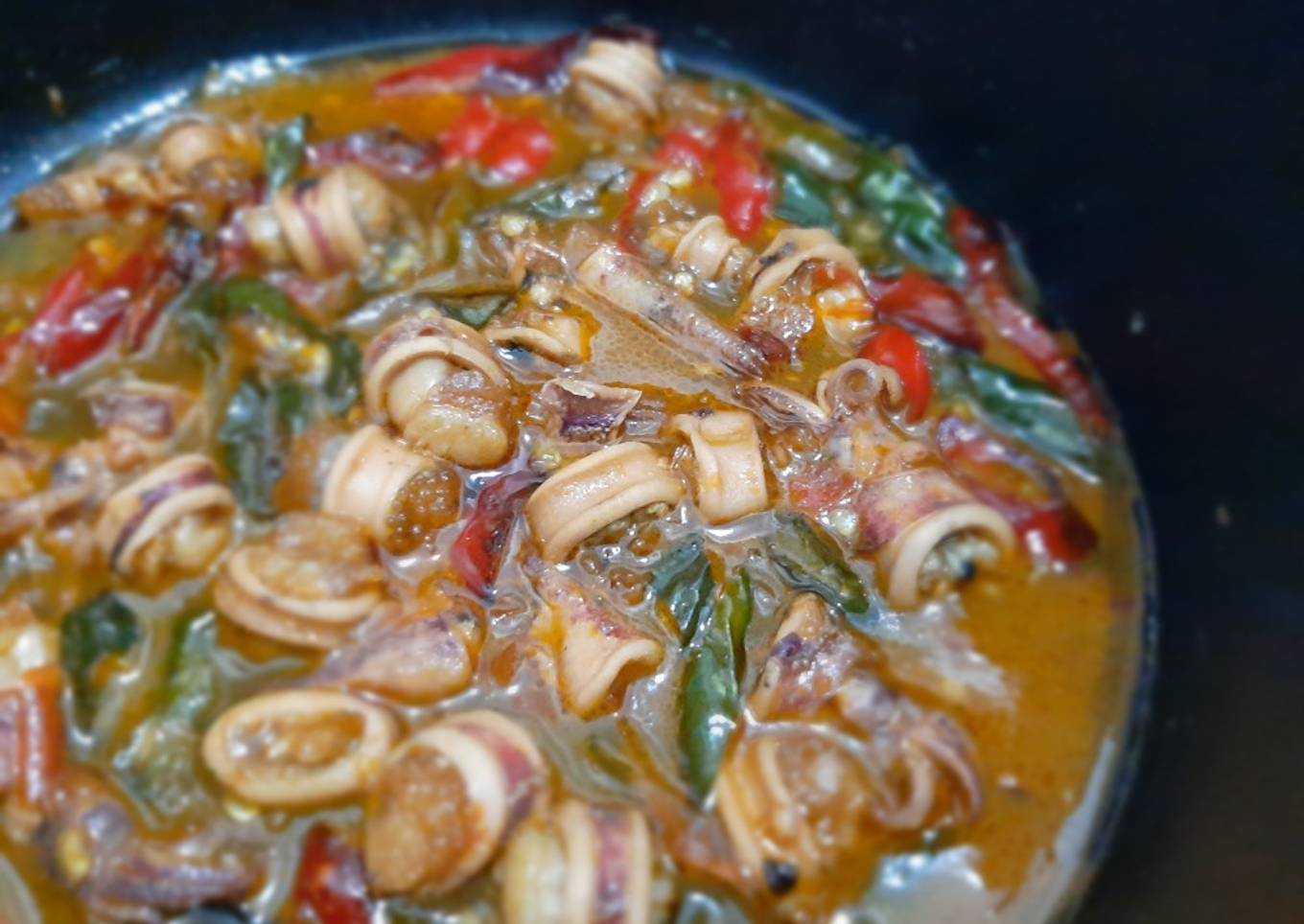 Tumis Sambal Cumi Asin