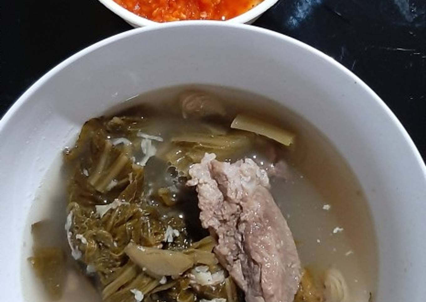 Sayur Asin Iga Babi